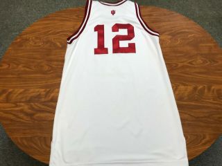 MENS AUTHENTIC INDIANA HOOSIERS GAME WORN ADIDAS BASKETBALL JERSEY SIZE 46 7