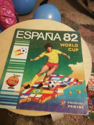 Panini Espana 82 World Cup Football Sticker Album 22 Stickers