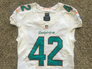 NFL MIAMI DOLPHINS SPENCER PAYSINGER GAME WORN JERSEY ALL AMERICAN TV SHOW 3
