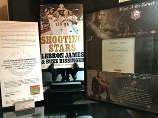 Lebron James Signed Autographed Shooting Stars Book Upper Deck Uda (cut)