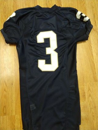 2009 ADIDAS TEAM ISSUED AUTHENTIC GAME NOTRE DAME FOOTBALL HOME JERSEY 3 Floyd 4