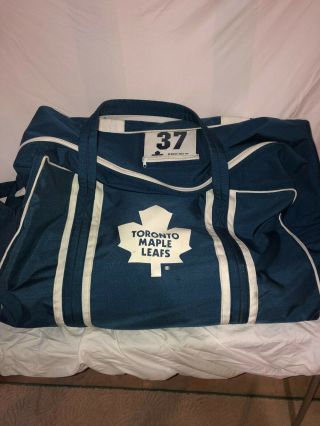 Game Worn,  Trevor Kidd Toronto Maple Leafs Equipment Bag Nhl