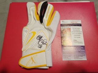 Andrew Mccutchen Autographed Game Batting Glove Jsa