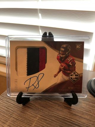 Ito Smith 2018 Panini Limited Rc 3 Color Jersey Patch Autograph Auto 125/199