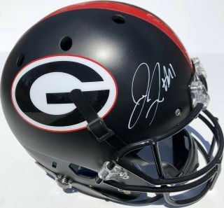 Jake Fromm 11 Georgia Bulldogs Signed F/s Football Helmet W/jsa Go Dawgs