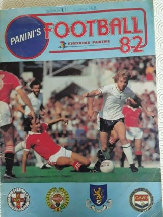 Panini Football 82 Sticker Album With 351 Of 516 Stickers Inserted 68 Full