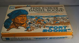1964 Fess Parker / Daniel Boone Multiple Toymakers Fort Boone Play Set