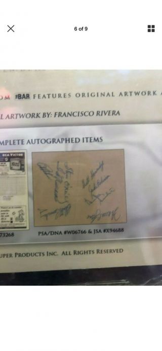 Jackie Robinson & Branch Rickey Cut Autographs 1/1 BGS 9.  5 Brooklyn Dodgers HOF 6