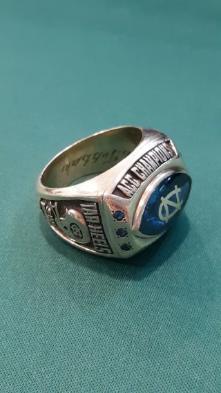Acc Football Championship Ring.  Unc 1972.  25.  4 Grams Of 10 K Gold.  Size 12.