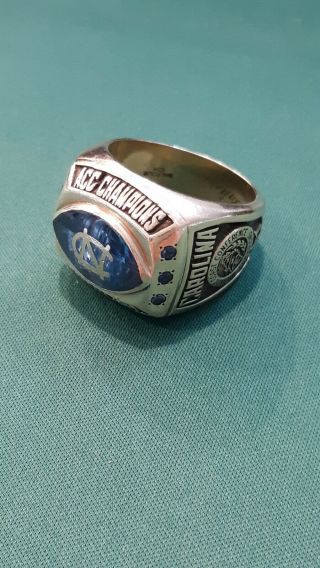 ACC Football Championship Ring.  UNC 1972.  25.  4 Grams of 10 K gold.  Size 12. 2