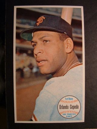 1964 Topps Giant Baseball 55 Orlando Cepeda Nearmint,