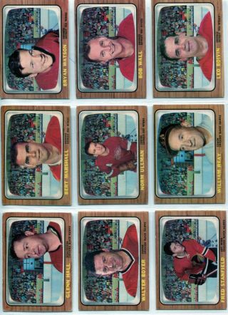 1966 Topps complete hockey set,  Orr 3,  Howe 4,  KSA 7
