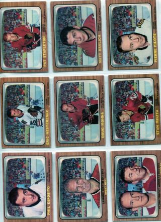 1966 Topps complete hockey set,  Orr 3,  Howe 4,  KSA 8