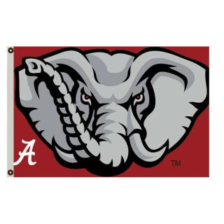 Alabama Crimson Tide Elephant Flag Banner 3x5feet Man Cave