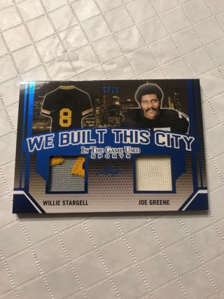 2019 Leaf Itg We Built This City Willie Stargell Joe Greene Patch 5/30