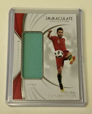 2018 - 19 Immaculate Joao Moutinho Magnificent Jumbo Patch Jersey 77/99 Portugal