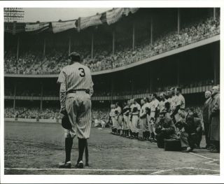 Later Printing Babe Ruth Of The York Yankees Classic Image From Babe Ruth Da