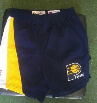 Authentic Nba Indiana Pacers Game Worn Shorts Mark Jackson 95 - 96 Sz 40