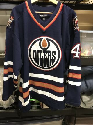 1996/97 Kevin Lowe Game Worn Oilers Jersey