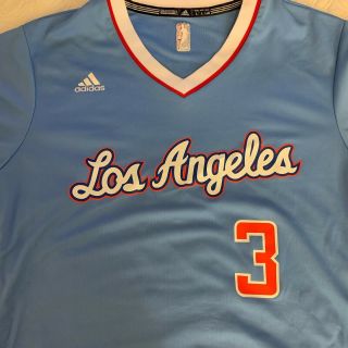 Retro Los Angeles Clippers 3 Paul Pullover Warm - Up Jersey Men 