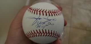 Tristar Hidden Treasures Jose Rijo Autographed Baseball World Series Mvp Reds