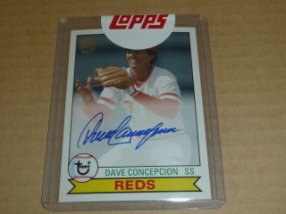 2013 Topps Archives Fan Favorites Dave Concepcion Autograph/auto Reds B6032