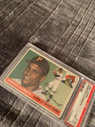 1955 Topps Roberto Clemente ROOKIE RC 164 PSA 4 GREAT COLOR Sharp. 12