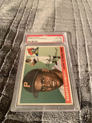 1955 Topps Roberto Clemente ROOKIE RC 164 PSA 4 GREAT COLOR Sharp. 3