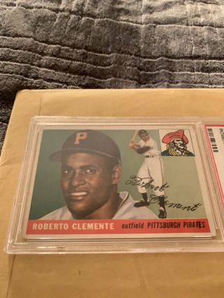 1955 Topps Roberto Clemente ROOKIE RC 164 PSA 4 GREAT COLOR Sharp. 7