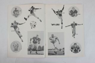 1960 San Francisco 49ers vs Dallas Cowboys Football Program NFL 8