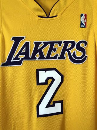 Lakers Derek Fisher 2 Game Issued Worn Signed Jersey - 2002 - 03 - kobe 6