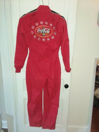 Coca Cola Simpson Racing Suit Fireproof - Signed By Several Nascar Drivers