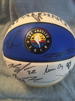 NBA 2018 All Star signed Basketball by 26 JSA Team Lebron James & Curry Durant 4