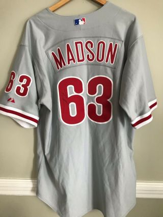 Ryan Madson Game Autographed Signed Auto Phillies Authentic Jersey