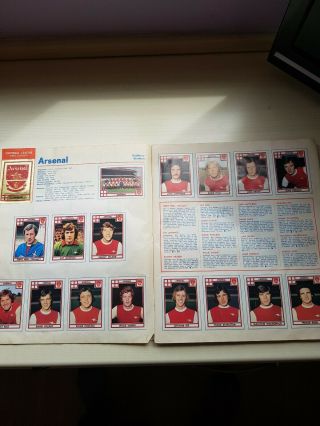 Vintage Panini : Football 78 Sticker Album : 100 Complete. 3