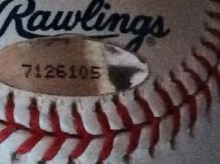 Calvin Coolidge Julius Caesar Tuskahoma McLish Autographed Baseball Tristar Auth 2