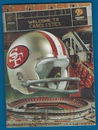 1972 San Francisco 49ers Nfl Football Media Guide John Brodie Jimmy Johnson