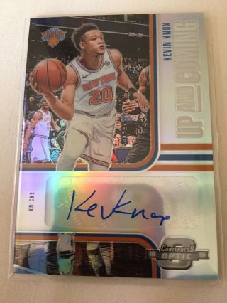 Kevin Knox 2018 - 19 Optic Contenders Rc Auto Prizm Refractor /99 Up And Coming