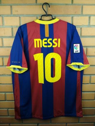 Messi Barcelona Jersey Xl 2010 2011 Home Shirt 382354 - 486 Soccer Adidas