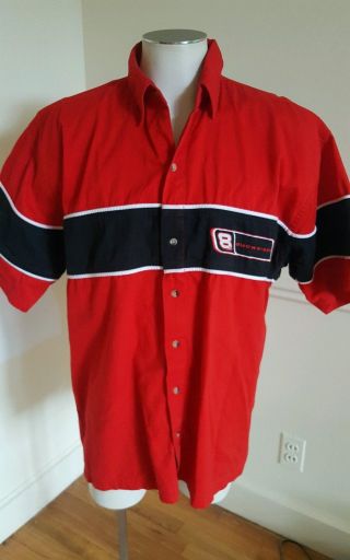 Nascar Dale Earnhardt Jr 8 Budweiser Bud Pit Crew Shirt Jersey Size Xl