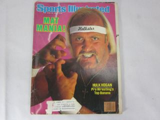 Sports Illustrated April 29 1985 Mat Mania Wwf Hulk Hogan Wrestling