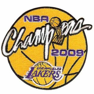 Nba Champions Logo Trophy Patch 2009 Los Angeles Lakers Kobe Bryant