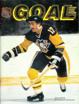 Oct.  31,  1981 Pittsburgh Penguins Vs.  Buffalo Sabres Game Goal Program Vintage