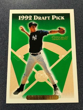 1993 Topps Gold 98 Derek Jeter Rookie Rc York Yankees (jy20)