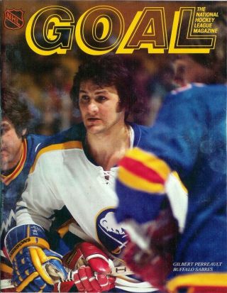Apr.  5,  1980 Pittsburgh Penguins Vs.  Buffalo Sabres Goal Game Program Vintage