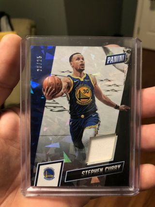 2019 Panini The National Stephen Curry Cracked Ice Jersey 20/25