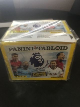 Panini Tabloid Premier League Special Edition Album Stickers (50 Packets)