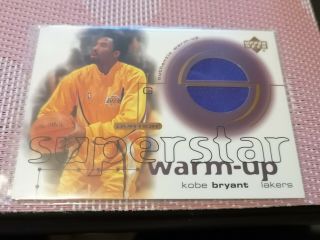2001 - 02 Upper Deck Ovation Superstar Warm - Up Jersey Kobe Bryant