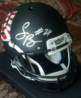 York Giants Saquon Barkley Autographed Custom Full Sized Helmet JSA 2