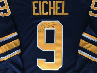 Jack Eichel Buffalo Sabres 2018 Player Media Tour Autographed Worn Jersey 3